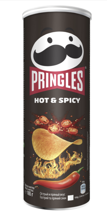 Чіпси PRINGLES HOT & SPICY 165г